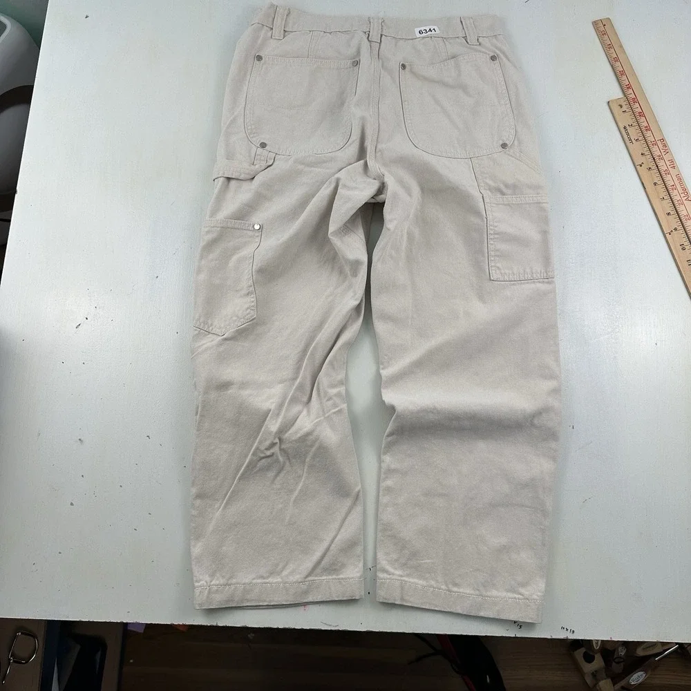Banana Republic‎ Relaxed Double Knee Carpenter Pants Fits 31x25 Off White Cream
